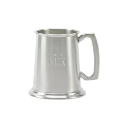 Pewter Tankard with Satin Matte Finish