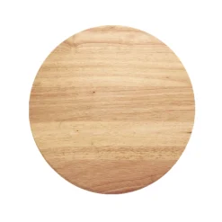 14" Wooden Pizza Board with Precision Cutting Wheel & Server