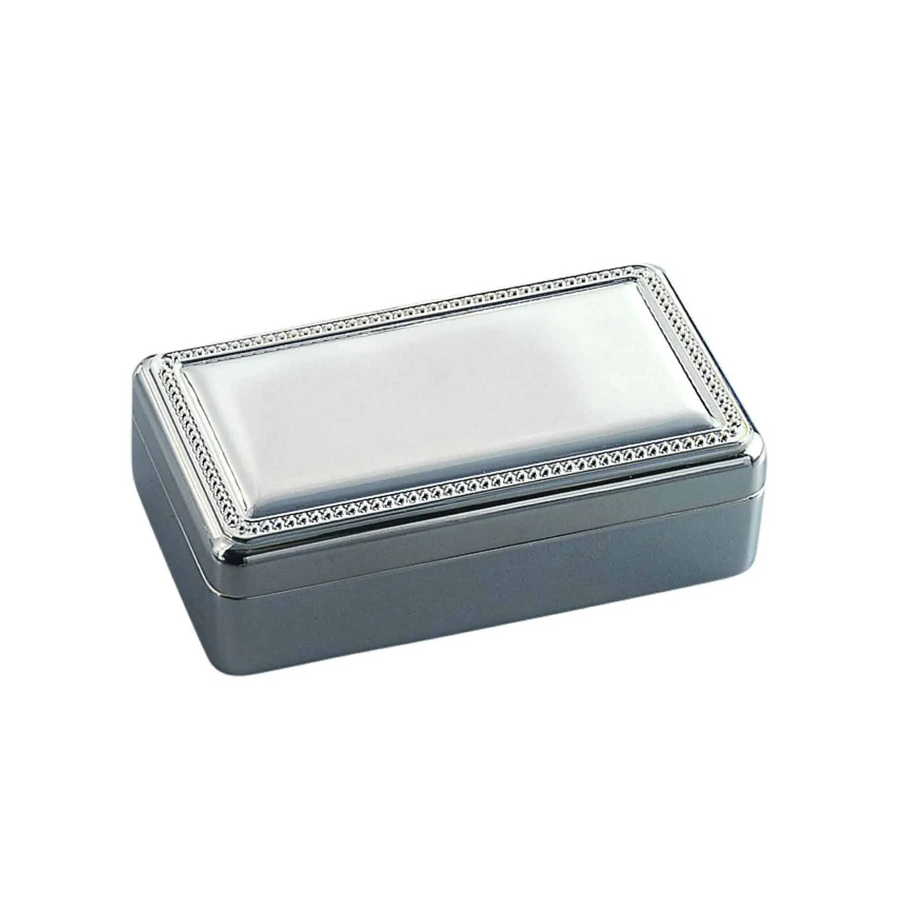 Rectangular Box with Beaded Border, 5"