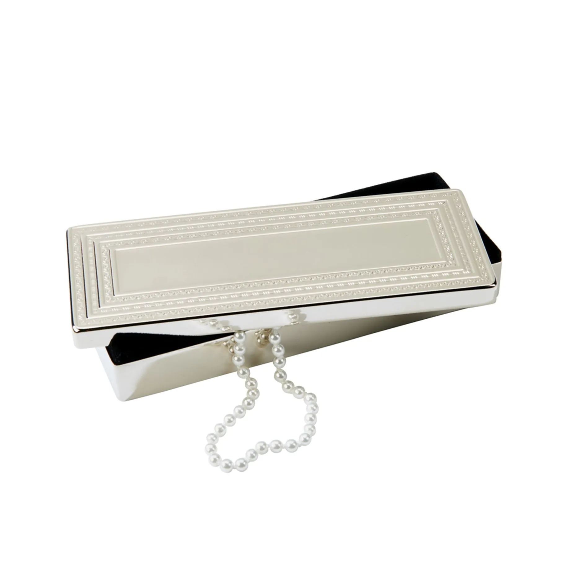 Rectangular Lift-Top Jewelry Box