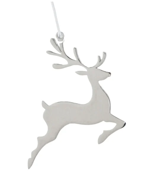 Reindeer Ornament w/White Tassel