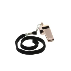 Rose Gold Coach's Whistle with Lanyard