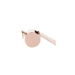 Rose Gold Coach's Whistle with Lanyard
