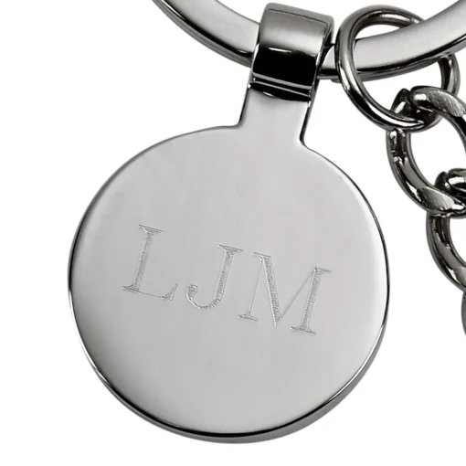 Saw Keychain with Engraving Tag, 4.75"