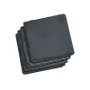Set Of 4 Slate Coasters 4" Square