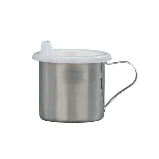 Silverplated Baby Cup with Sippy Lid