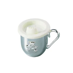 Silverplated Baby Cup With Cup & Sippy Lid Insert