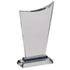 Small Wave Trophy 8.5" H With Black Highlight On Base