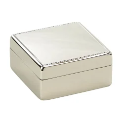 Square Box With Beaded Border