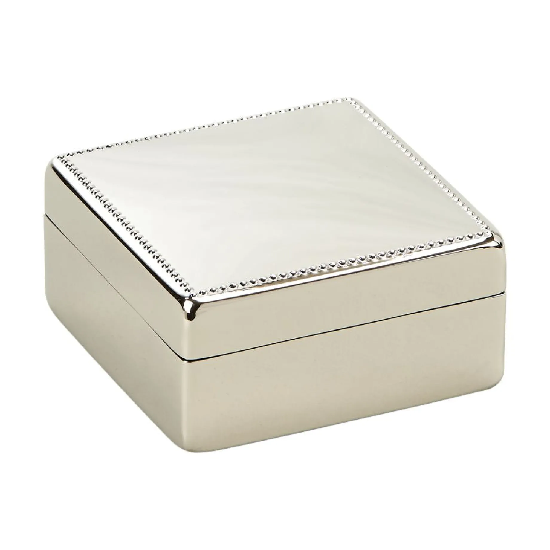 Square Box With Beaded Border