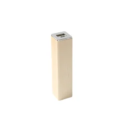 Square Tube Maple Power Bank Charger