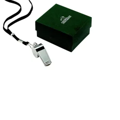 Stainless Steel Coach's Whistle with Lanyard