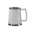Stainless Steel Tankard with Bright Polished Finish - 20 oz