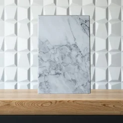 White Marble Board - 8" x 12"